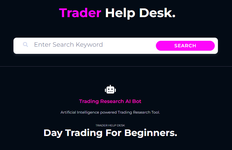 Day Trading Help Desk